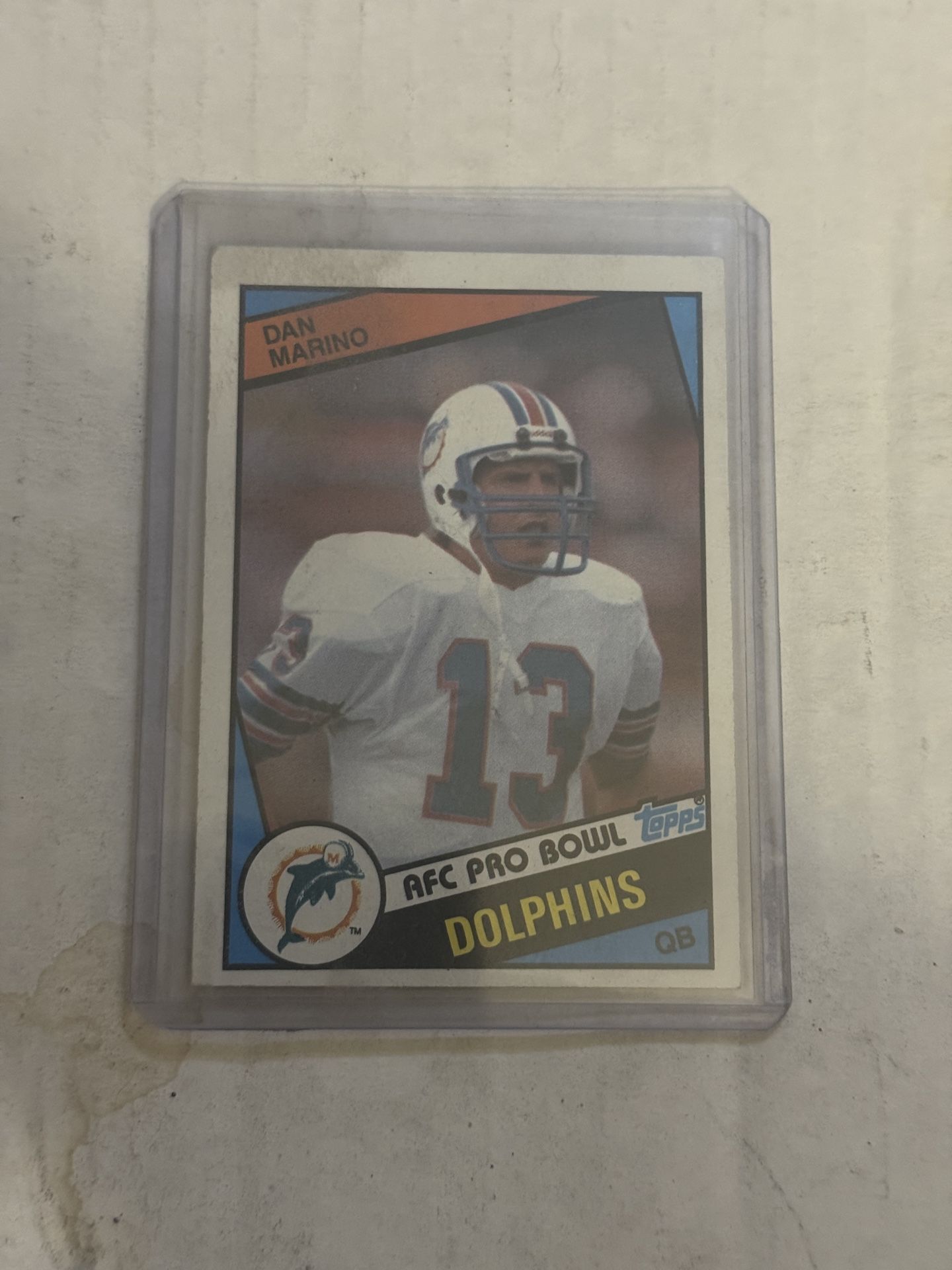 1984 Topps Dan Marino Rookie card