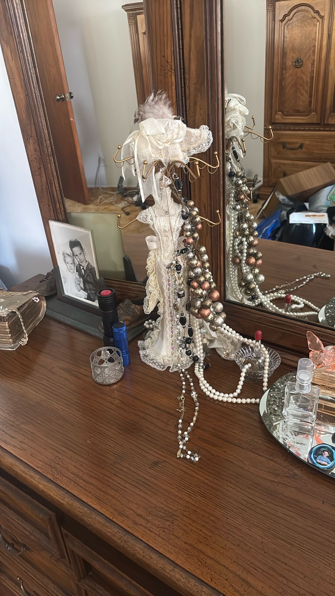 Jewelry Display With Costume Jewelry Included