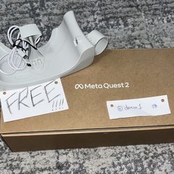 Oculus meta quest 2 with head strap 128Gb SEND ME YOUR OFFER!! Free charging Dock