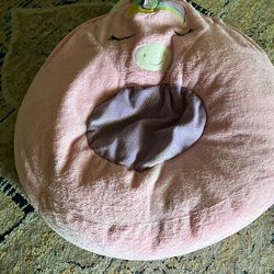 Pink unicorn beanbag fir kids (or pet) 27”