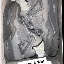 Jordan 4 Wet Cement Boys Size 7y $160
