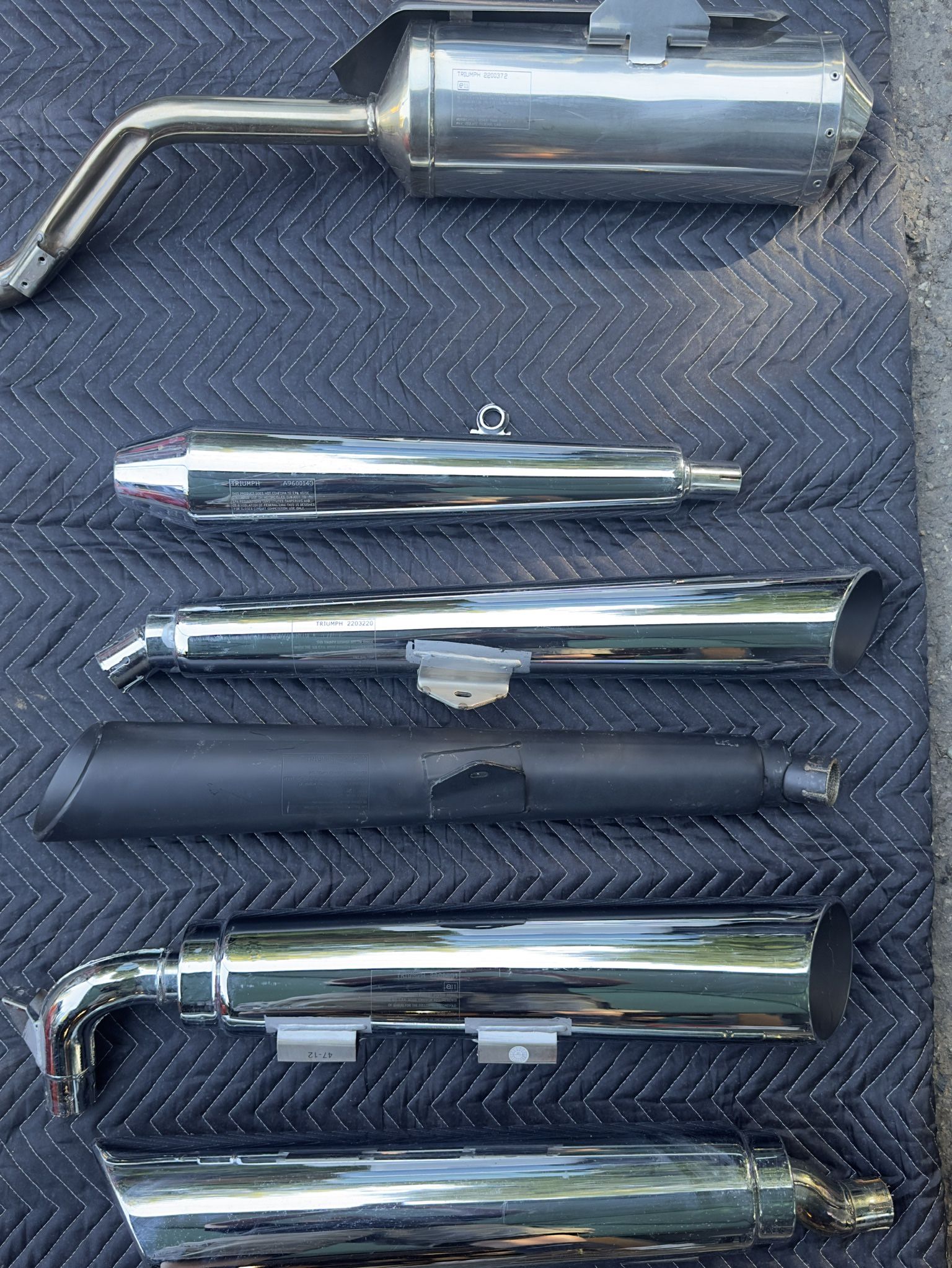 Triumph Motorcycle Silencers