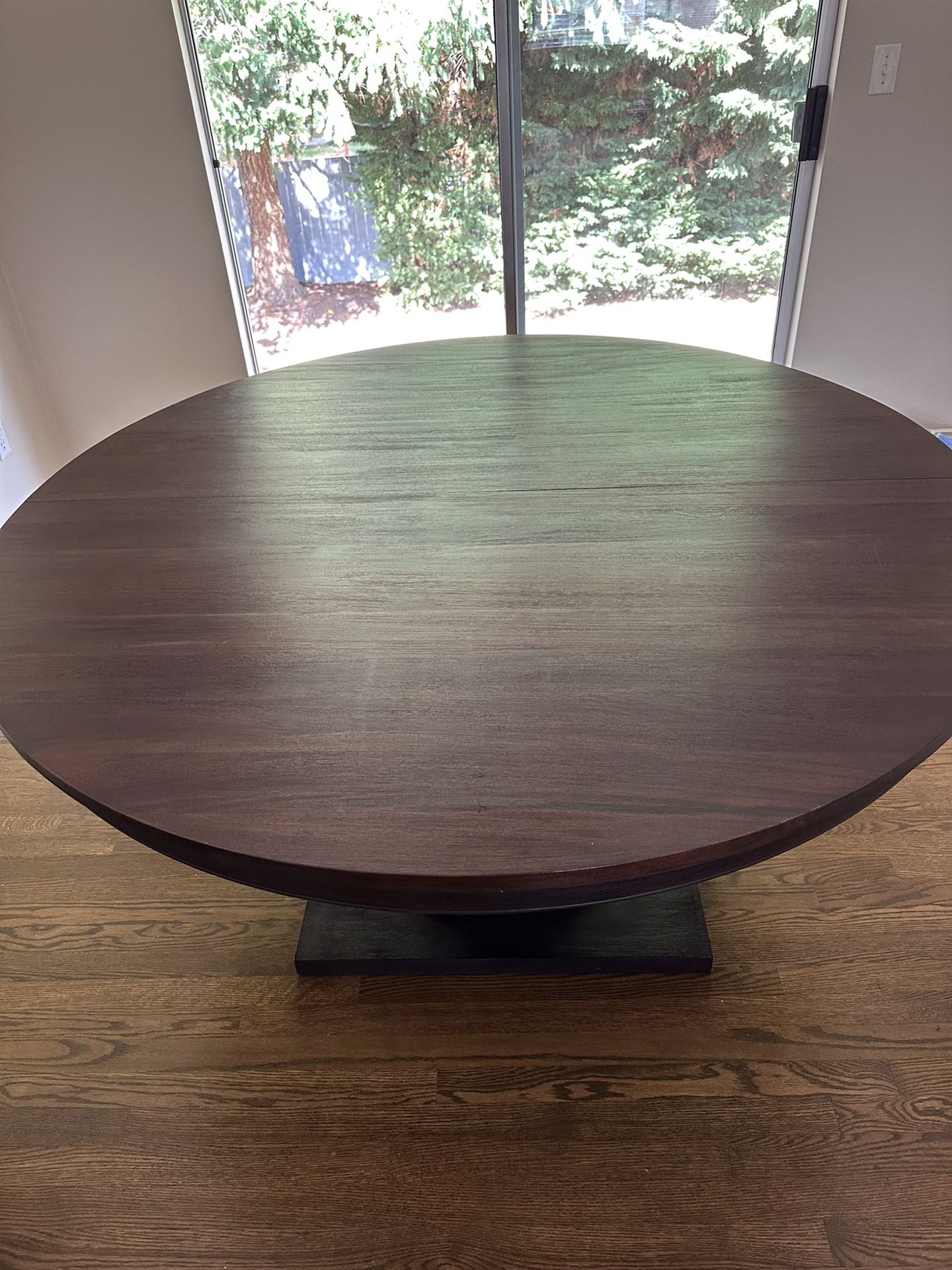 Winnetka Dark Mahogany Dining Table from Crate & Barrel