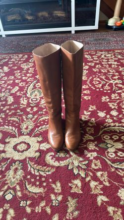 Womans  Madewell  Tall Tan Boots Size 6