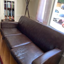 Free faux Leather Couch