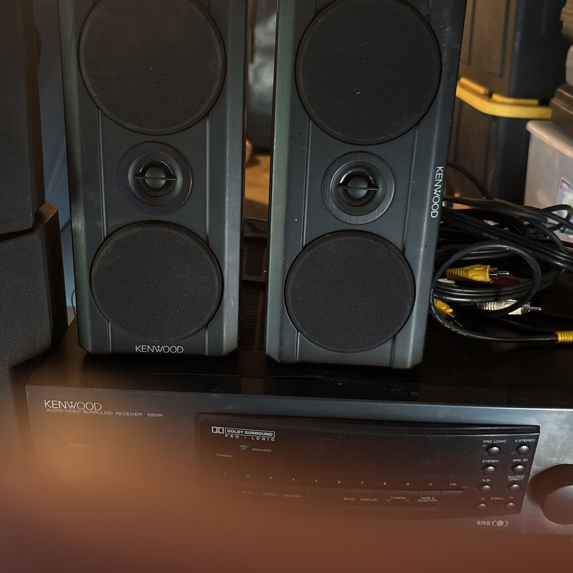KENWOOD RECEIVER AND SPEAKERS