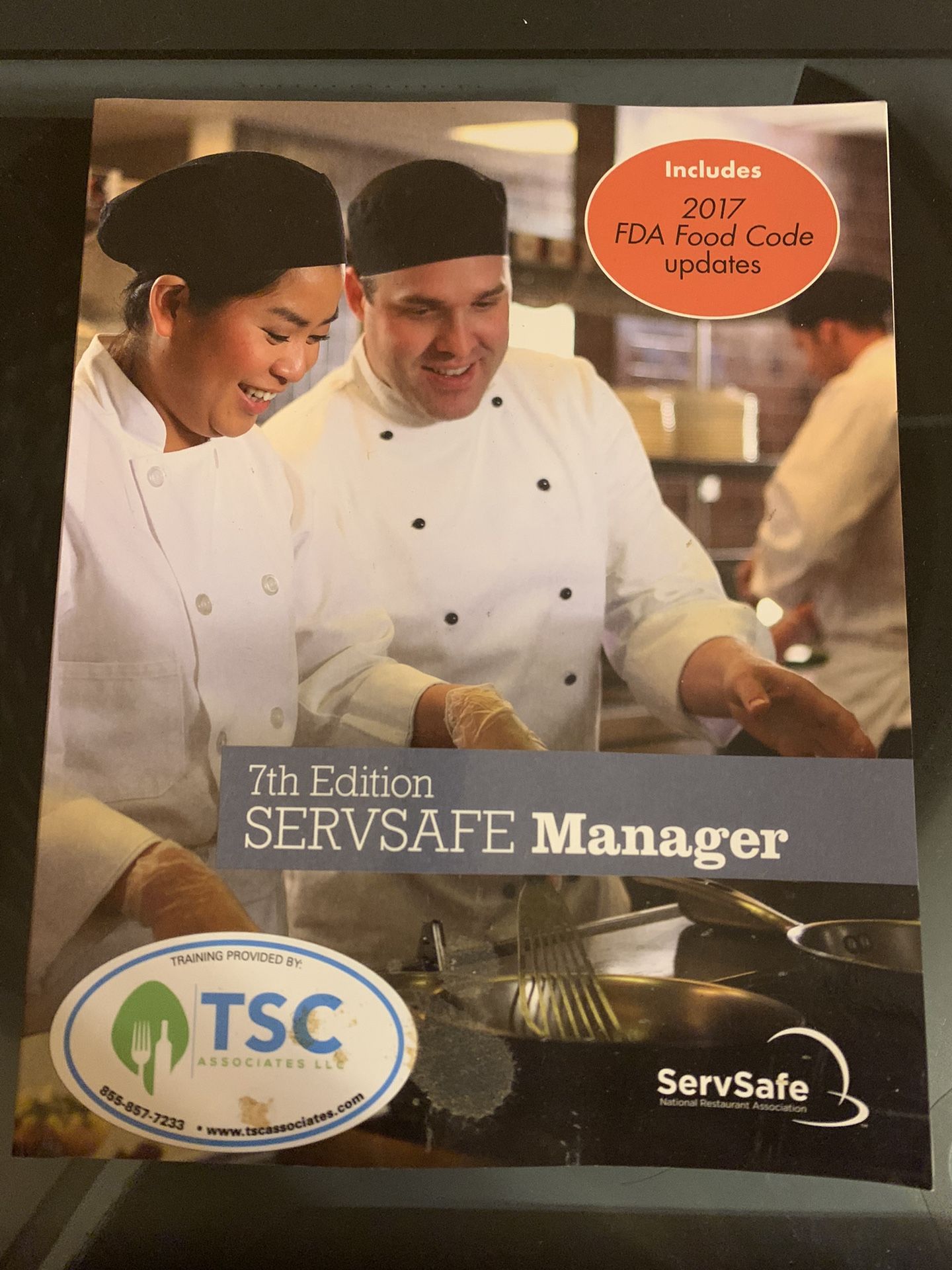 7th Edition Serve Safe Manager Book
