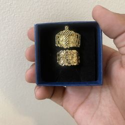 14k Gold Nugget Ring