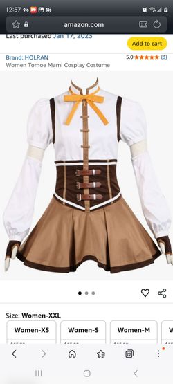 HOLRAN Tomoe Mami Cosplay Costume