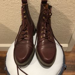 Enzo Angiolini Burgundy Boots
