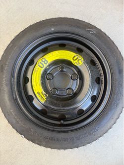 Brand New Unused 15” Spare Tire & Wheel (Donut) – T125/80D15