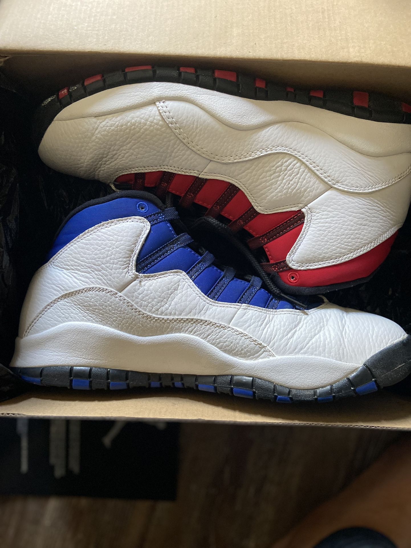 AIR JORDAN X WHITE/UNIVERSITY RED