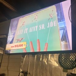 tcl google smart tv  71inch flat screen  comes with remote