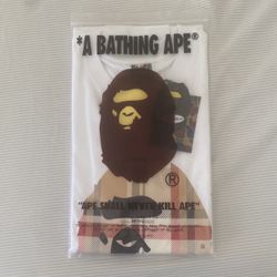 BAPE A Bathing Ape Check by Bathing Tee
