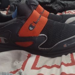 Orange And Gray Champion Sneakers