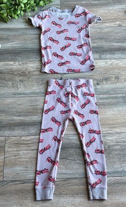 Old Navy 4T Fire Truck Pajama Set