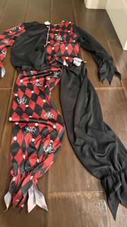 Kids Scary Clown Costume M (8-10)