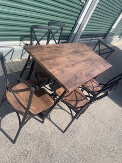 Dining Table Set with 6 Chairs