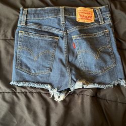 Levis High Rise Shorts