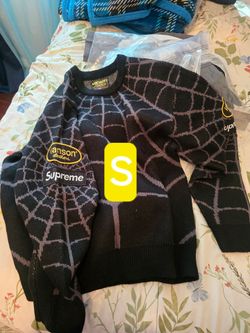 Spiderman x Supreme black sweater