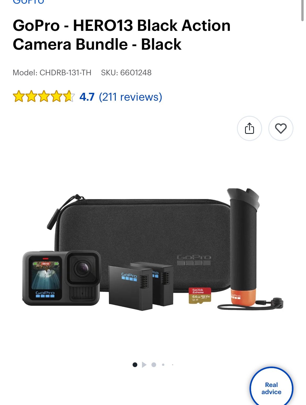 Go Pro Hero 13 Bundle
