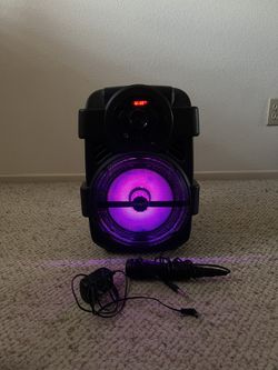 yat ym 8001 portable bluetooth speaker with microphone karaoke 