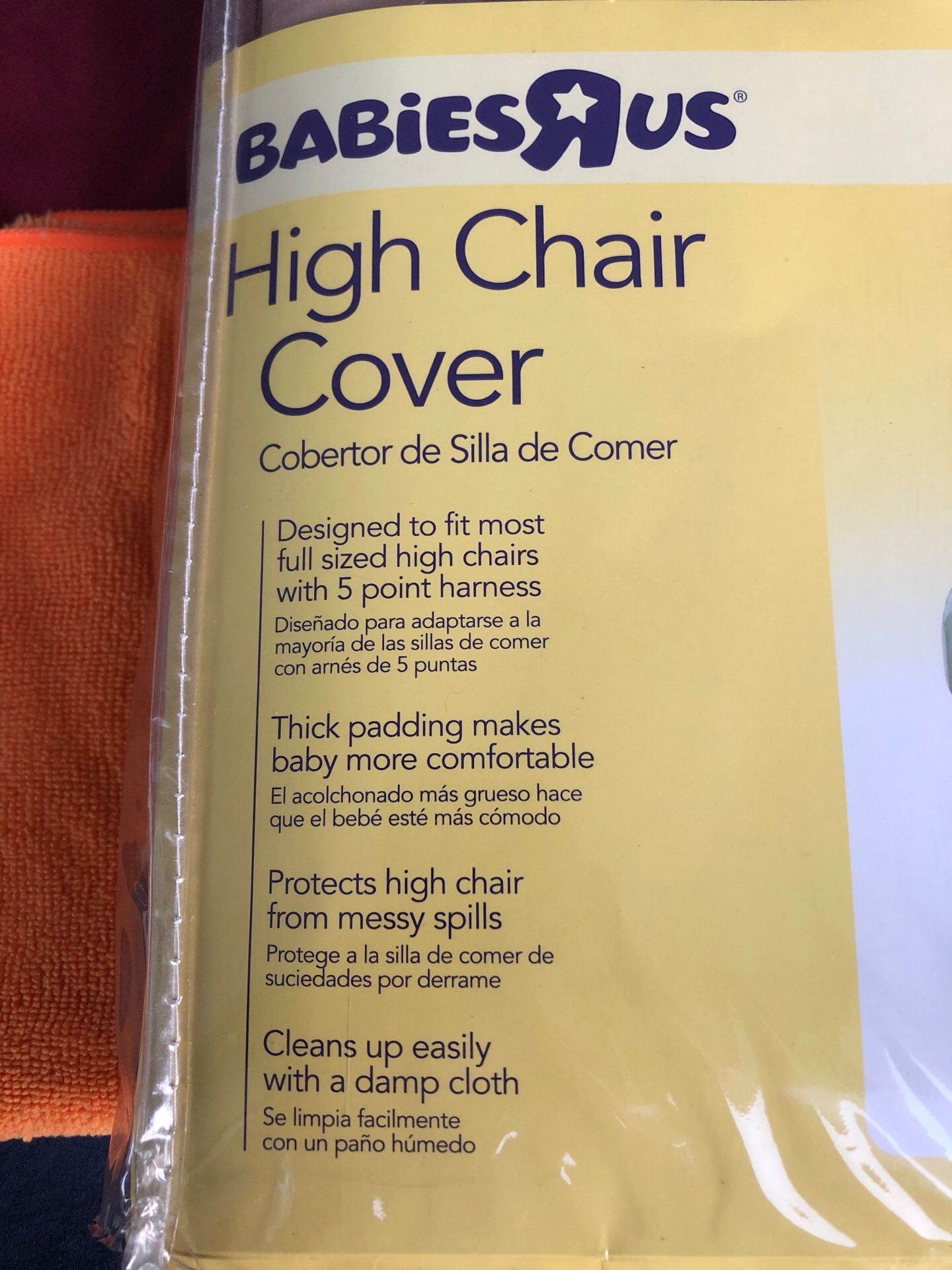 High Chair Cover.