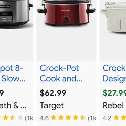 Brand New Red Crockpot 