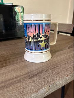 Vintage 1995 Dallas Cowboys Ceramic Beer Stein