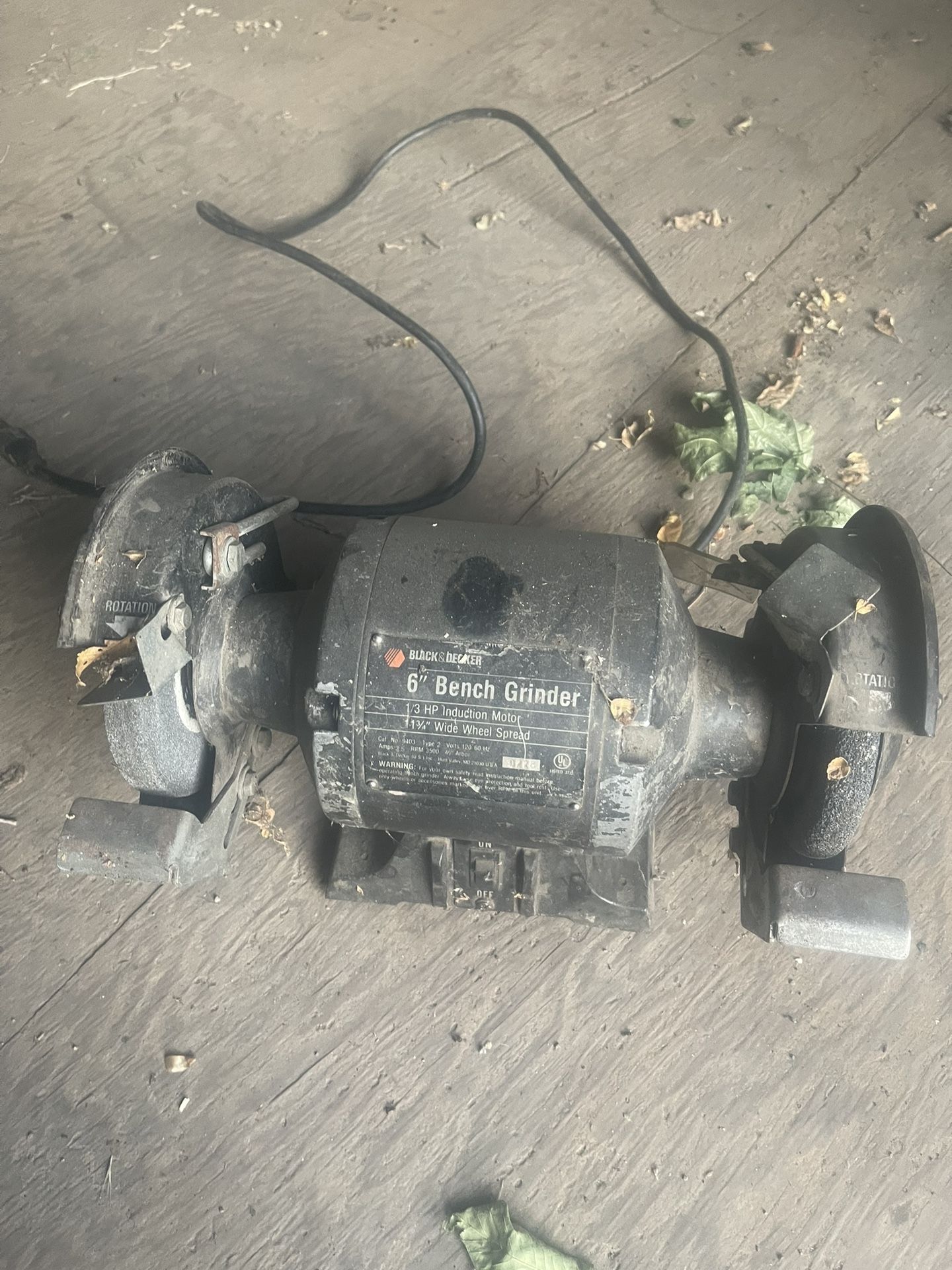 6 Inch Bench Grinder