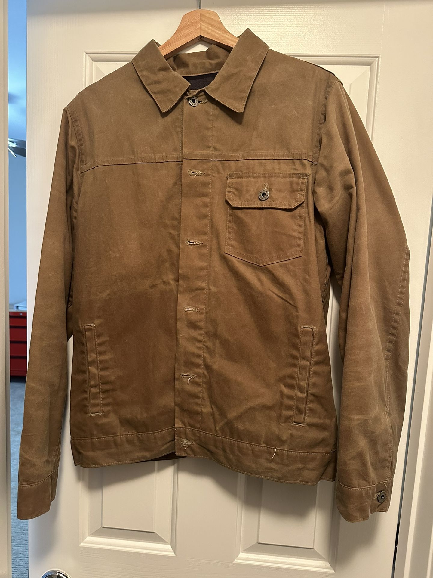 Flint And Tinder Waxed Trucker Jacket