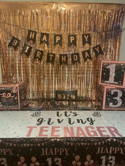 13th Birthday Decorations for girl