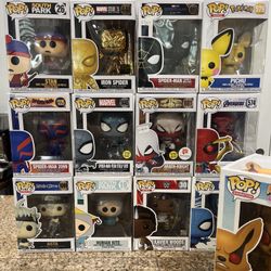 Spider-man/Anime Funko Pops ((Check Description))