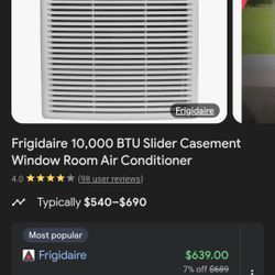 Ac UNIT Frigidaire 10000 Btu 