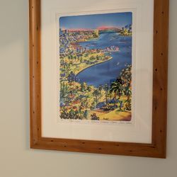 Farm Cove Botanic GARDENS Sydney Signed By Allan Ashley Artist Proof 