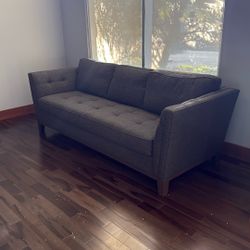 Black/Gray Couch 