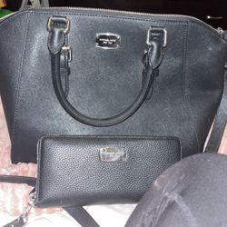 Michael Kors Purse And Matching Wallet 