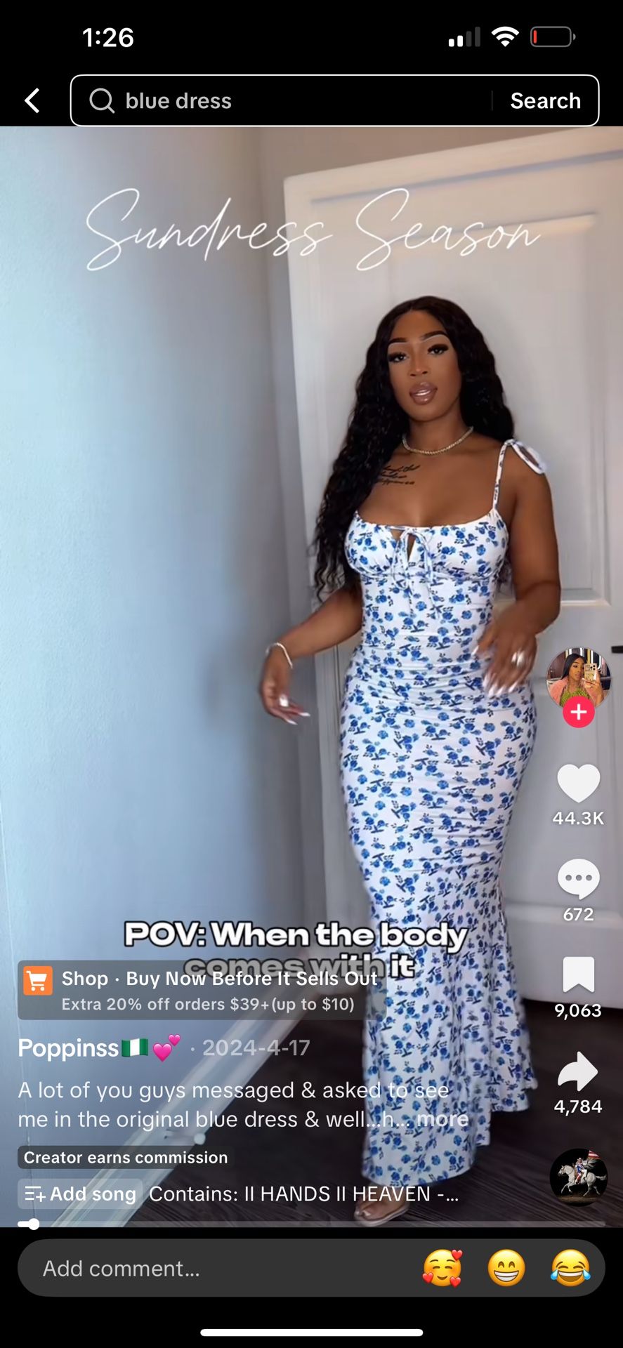 Brand New Dress Size Medium Tiktok Viral