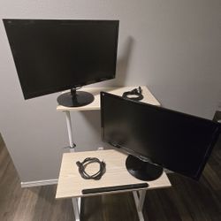 2x " ViewSonic Display Screen, Dual Computer Screen 