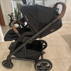 Nuna MIXX Next + PIPA RX Travel System (Caviar) – Like New, 2024