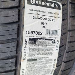 Continental Extreme Contact DSW06 Plus 245/40 ZR 20 XL