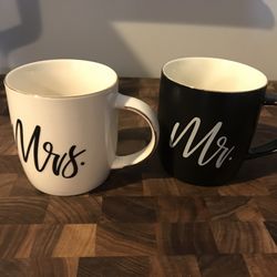 Mr and Mrs Coffee Mugs