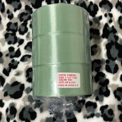 Mint Green Satin Ribbon 