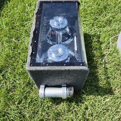 Audiopipe 1500w high performance band bass enclosure speakers