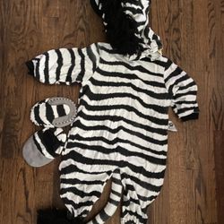 Zebra Costume For Toddler