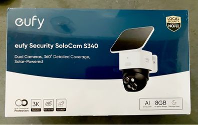 NEW & UNOPENED Eufy Security SoloCam S340 - Solar, Wireless, Outdoor