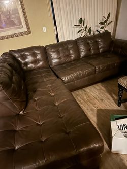 Leather Sectional