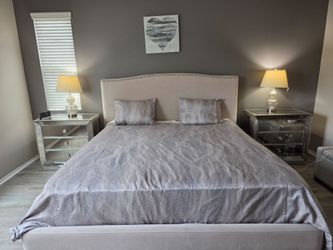 King headboard and frame