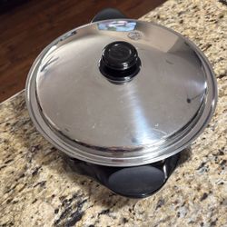 Electric Stainless Steel Cooking Pan