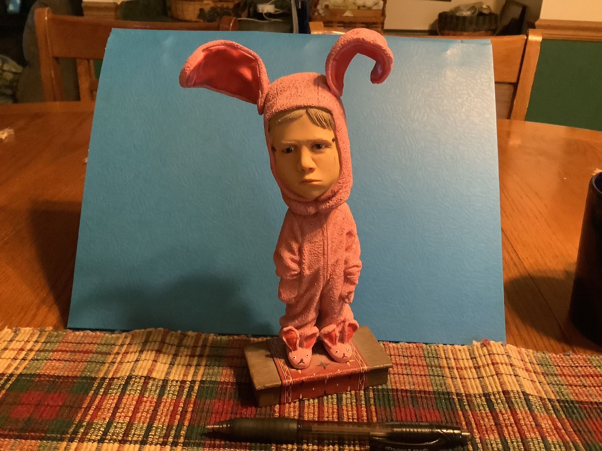 A Christmas Story - Head Knocker - Ralphie in Bunny Suit Toy Figure bobblehead by NECA